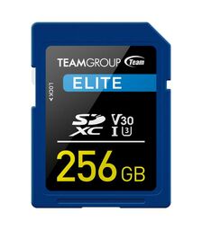 Team Group Elite SDXC UHS-I U3 256GB - 09T-ELITESDXC-256GB