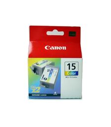 Canon BCI15C COLOUR INK TANK TWIN PACK - P/N:BCI15C