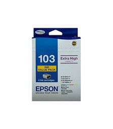 Epson 103 Ink Black Magenta Cyan Yellow Ink Cartridge - C13T103592